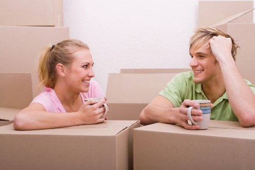Man with van service helping with home furniture move in Walworth