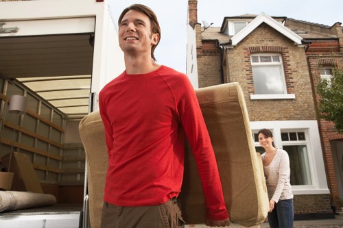 Local van service helping with a flat move near Walworth Road