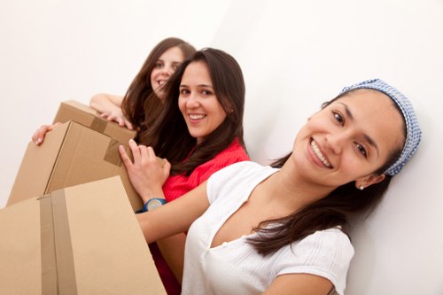Commercial relocation with a moving truck in Walworth