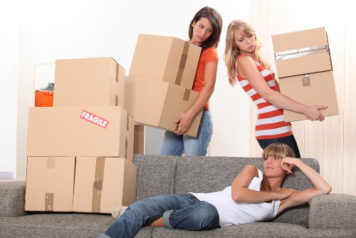 Commercial removals van support for a Walworth business move