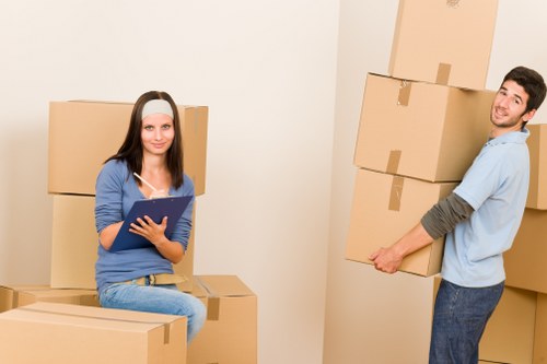 Local removals van prepared for a Walworth property move